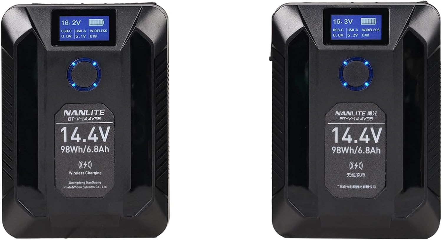 Pin Sạc V-Mount Công Suất 98W Cực Khủng Của NanLite (BT-V-14.4V98)