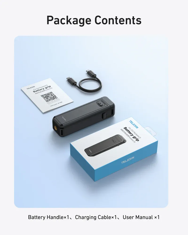 Pin TELESIN 5000mAh cho DJI Osmo Pocket 4P & 4 & 3 | Chính hãng | FullVAT