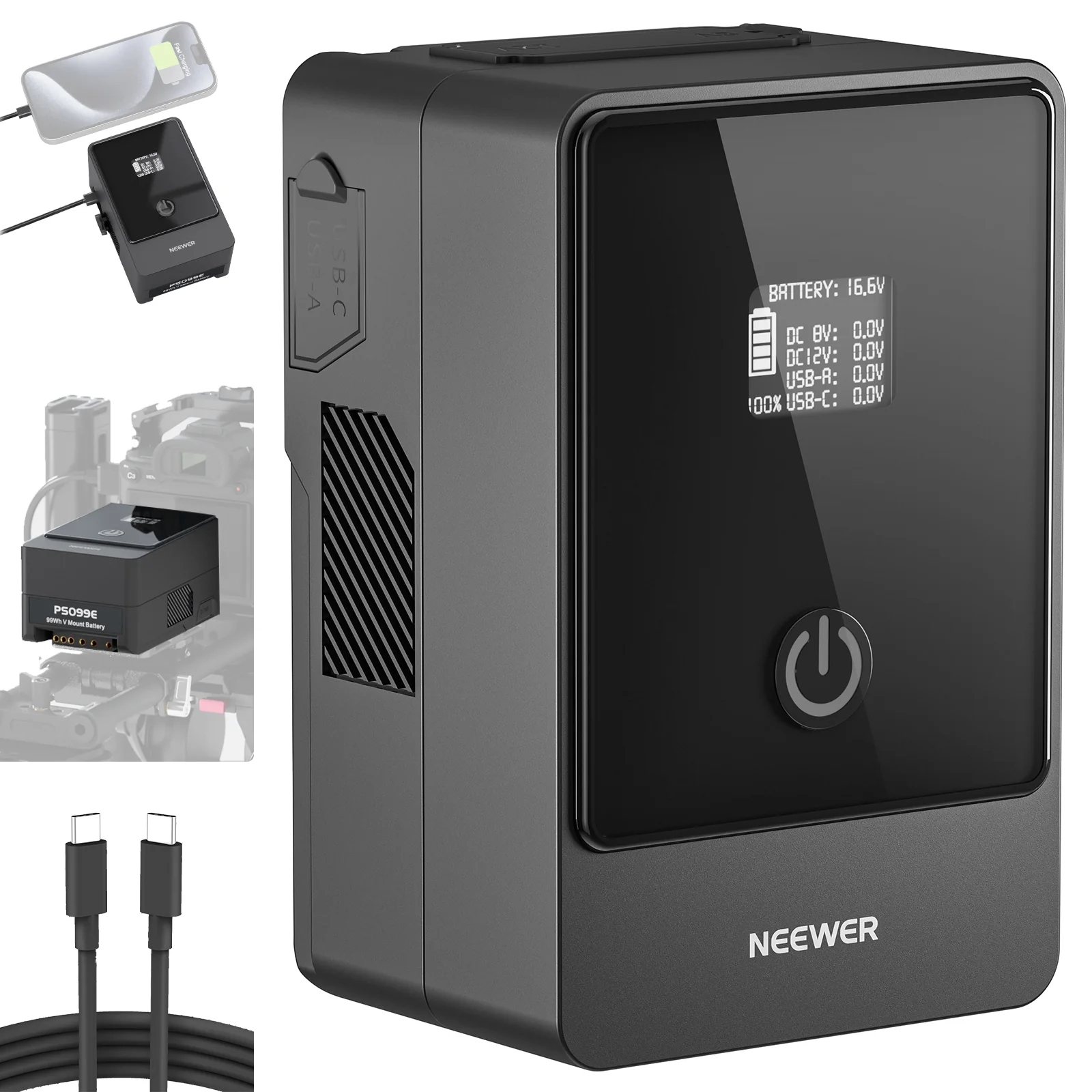 Pin V-Mount NEEWER PS099E 6800mAh 14.5V 99Wh | Chính hãng