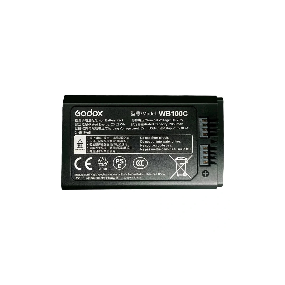 Pin cho AD100ProII - Godox WB100C | Chính hãng | Fullvat
