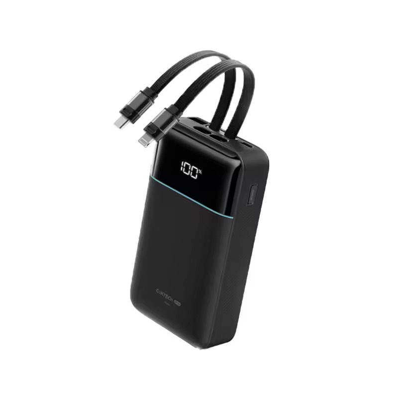 Pin dự phòng Cuktech LPB200NL 20.000mAh kèm cáp Type-C và Lightning | Chính hãng