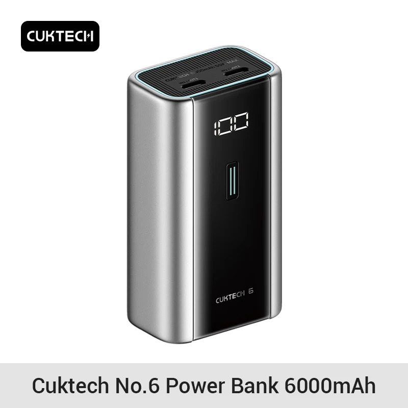Pin dự phòng Cuktech PB060 6.000mAh 55W | Chính hãng