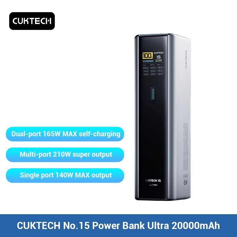 Pin dự phòng Cuktech PB200U | No.15 Power Bank Ultra 210W | Chính hãng