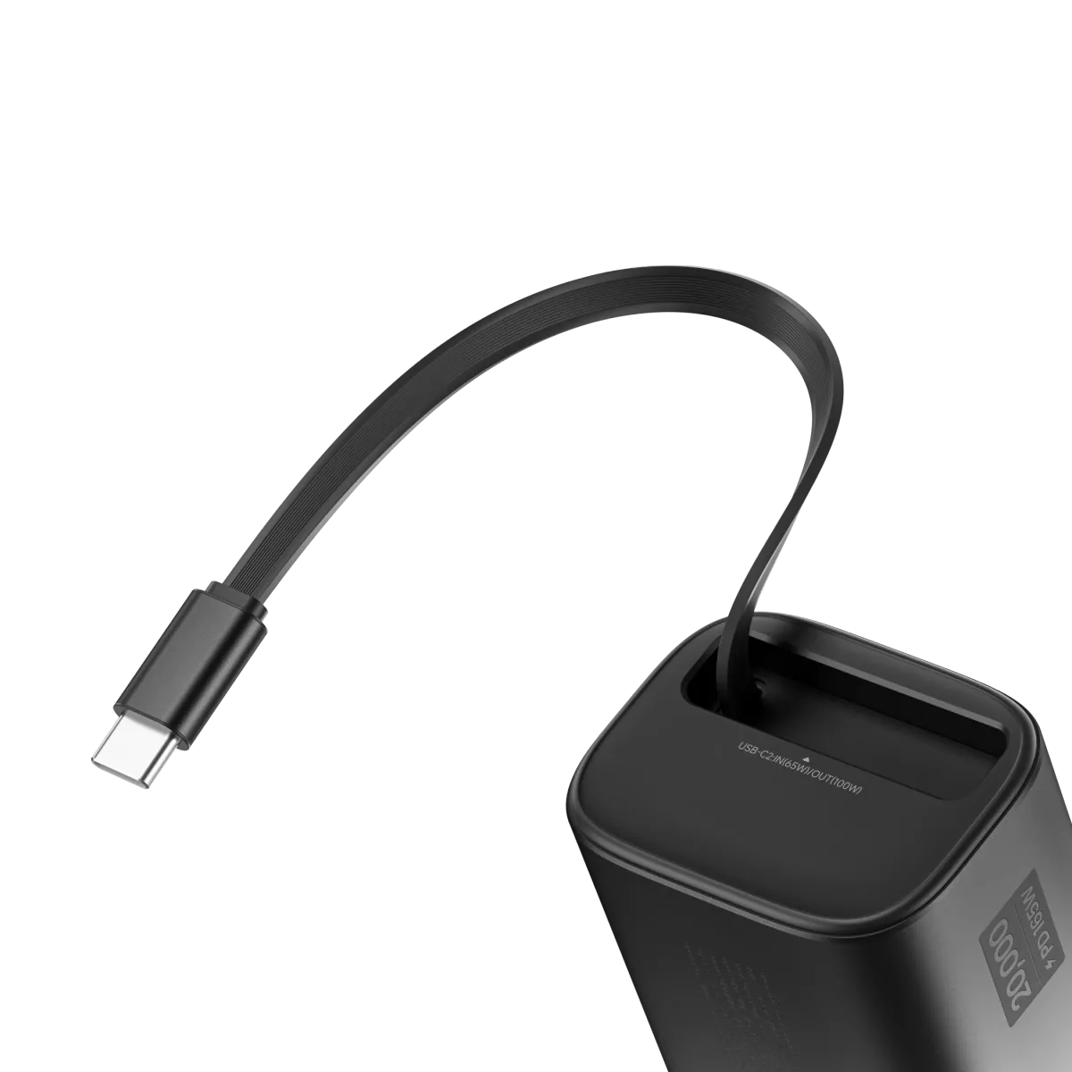 Pin sạc SHARGE HyperTower 165 | 165W, 20K, Built-in Cable | Chính hãng