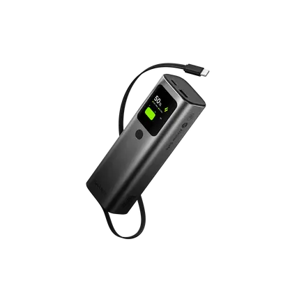 Pin sạc SHARGE HyperTower 165 | 165W, 20K, Built-in Cable | Chính hãng