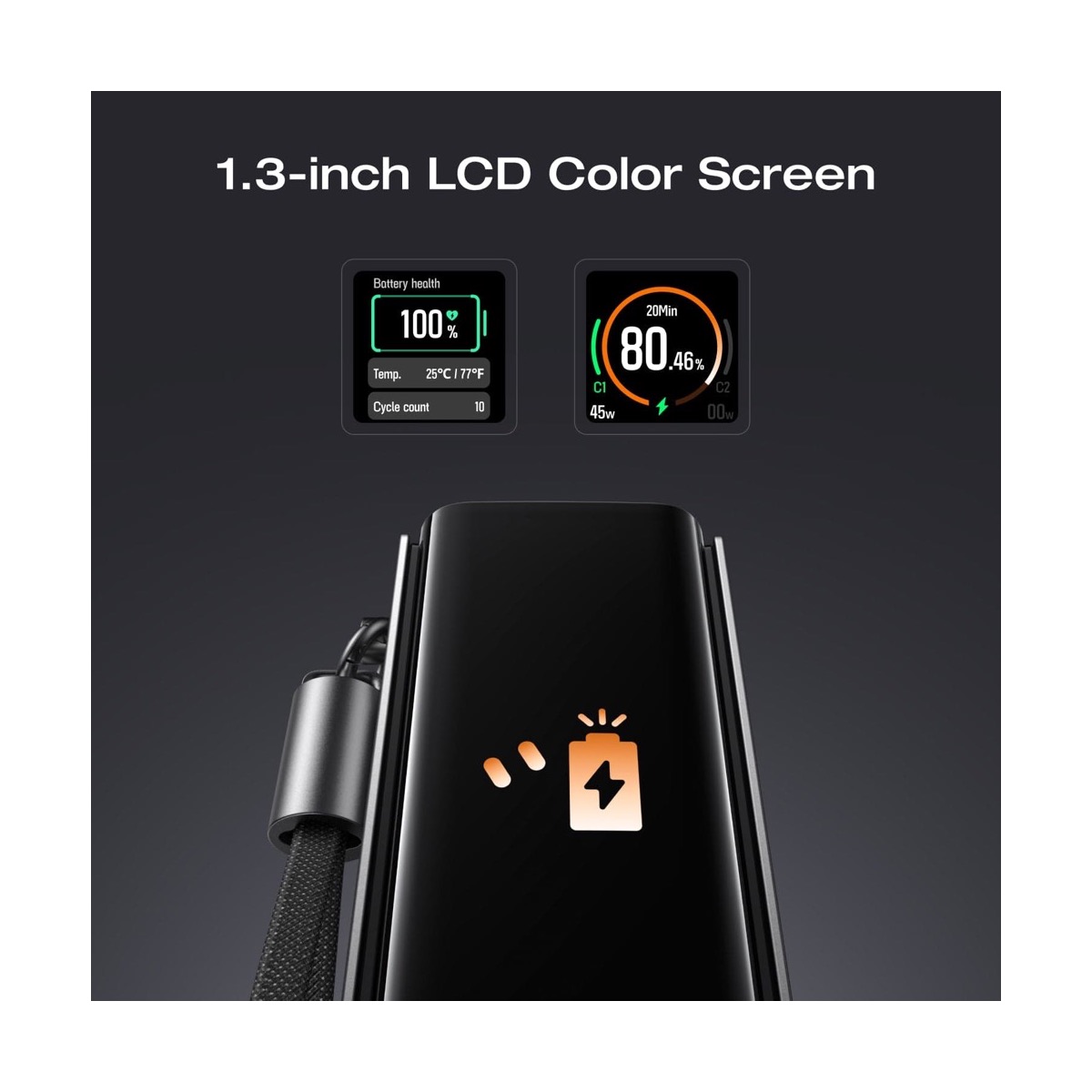 Pin sạc dự phòng 3 trong 1 EcoFlow RAPID Pro (10.000mAh / 67W) | Củ sạc AC + Cáp rút | Chính hãng