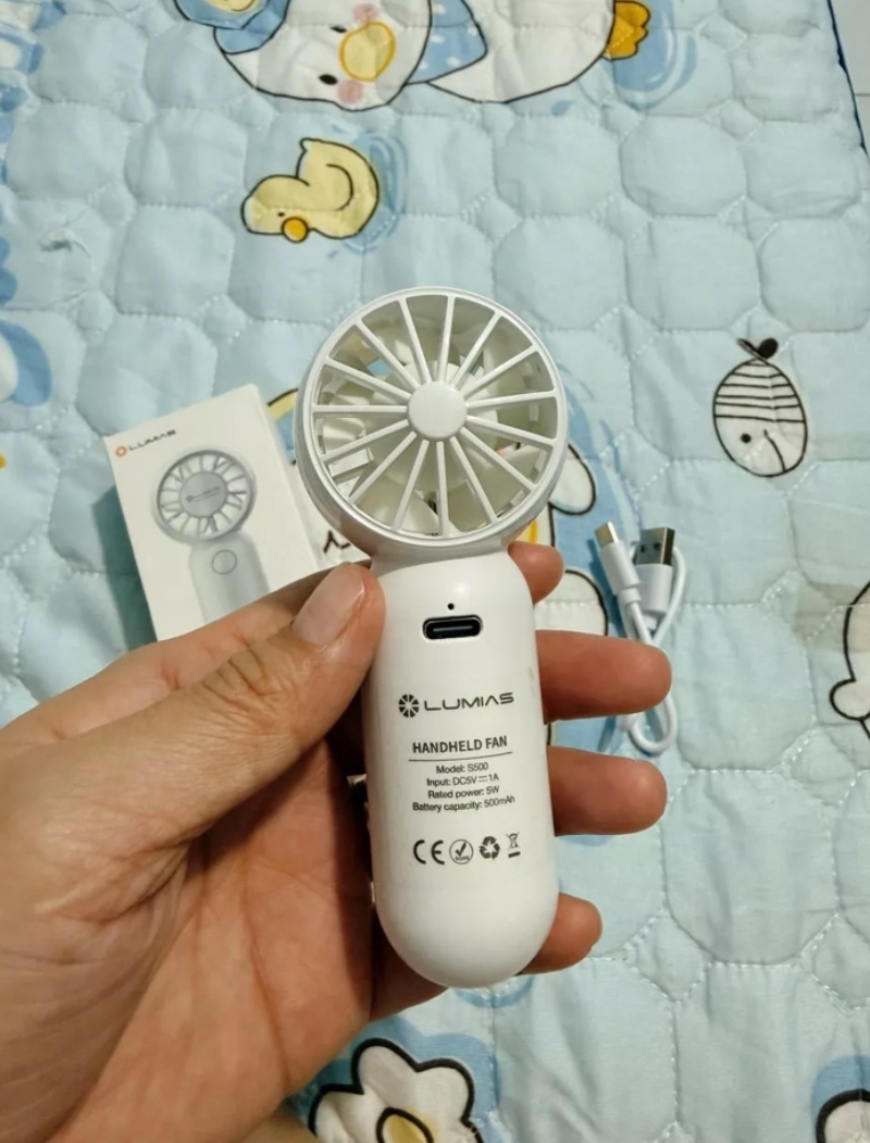 Quạt cầm tay mini Lumias S500 | Chính hãng