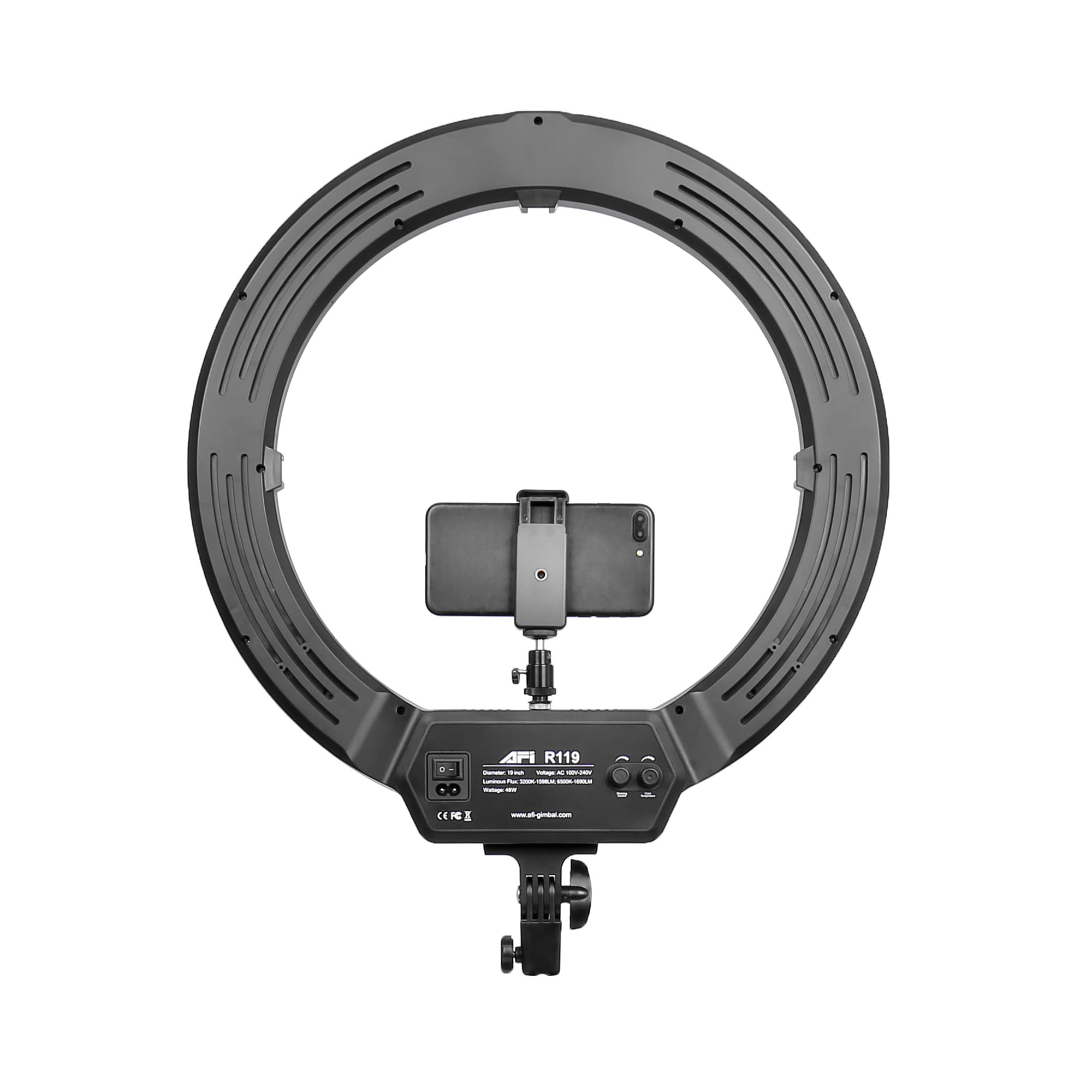 R119+FL2019 – Kingjoy 19” LED Video Ring Light with Light Stand (FKR19)