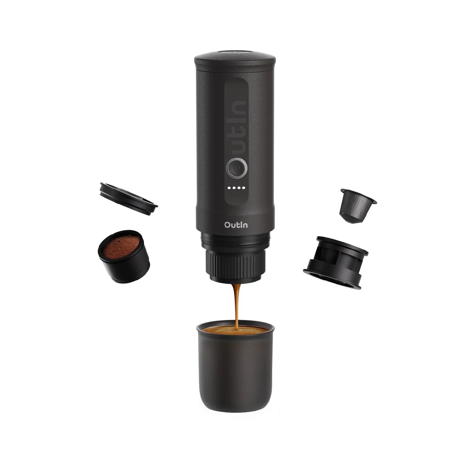 SET Máy pha cà phê OutIn Nano kèm túi đựng - màu Space Grey