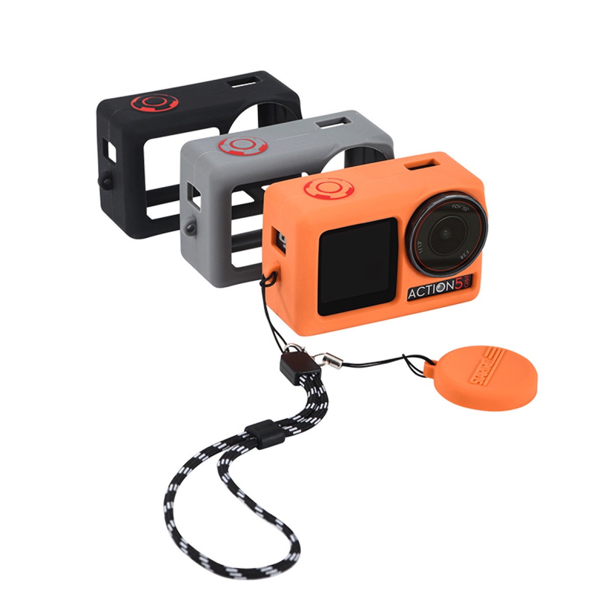 STARTRC Bao ốp Silicone bảo vệ chống sốc chống trầy cho DJI Osmo Action 5 Pro / Action 4 (STR-ACT5-89950) | Hàng chính hãng