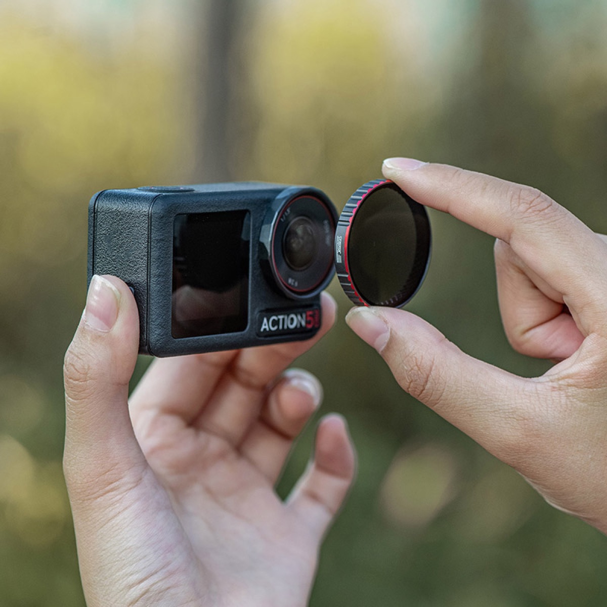 STARTRC Bộ 4 kính lọc Filter (ND8/ND16/ND32/CPL) bằng kính quang học AGC cho DJI Osmo Action 5 Pro / 4 / 3 (STR-ACT5-08797) | Hàng chính hãng
