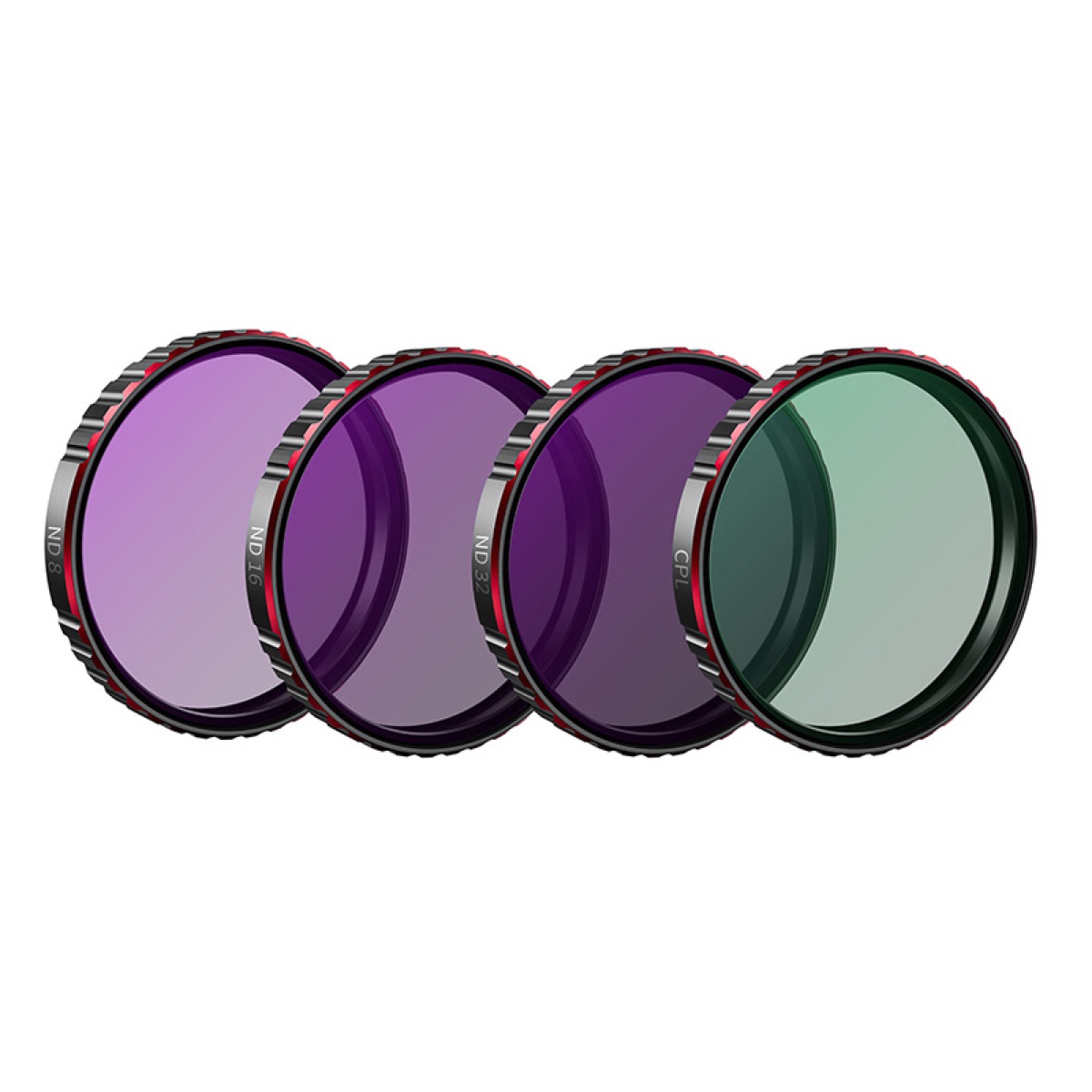 STARTRC Bộ 4 kính lọc Filter (ND8/ND16/ND32/CPL) bằng kính quang học AGC cho DJI Osmo Action 5 Pro / 4 / 3 (STR-ACT5-08797) | Hàng chính hãng