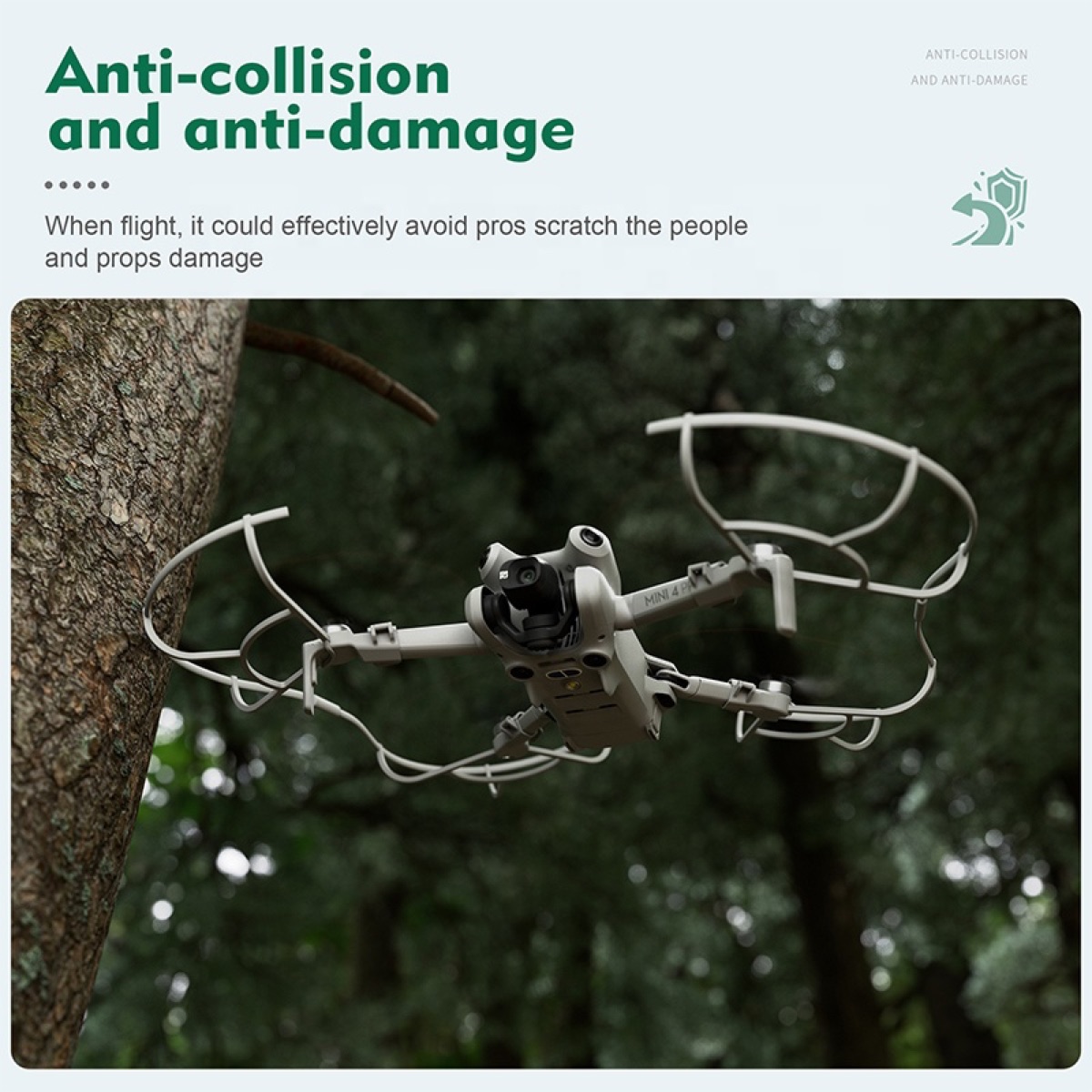 STARTRC Bộ vòng bảo vệ cánh quạt an toàn 360 độ tháo lắp nhanh cho DJI Mini 4 Pro (STR-M4P-70472) | Hàng chính hãng
