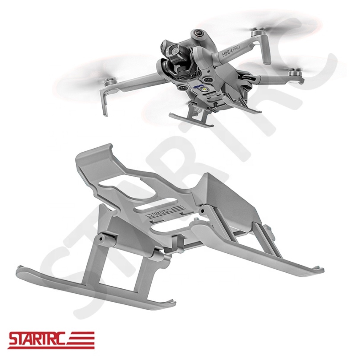 STARTRC Chân đôn hạ cánh gấp gọn siêu nhẹ (Landing Gear) cho DJI Mini 4 Pro (STR-M4P-05040) | Hàng chính hãng