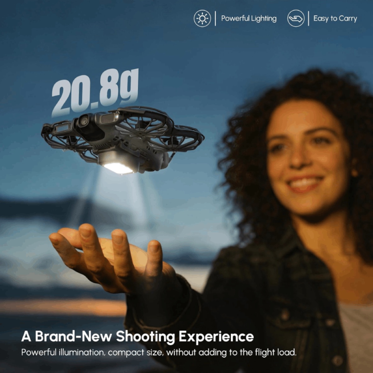 STARTRC Chân đôn hạ cánh tích hợp đèn LED rọi đêm (Landing Gear) cho DJI Neo (STR-NEO-42030) | Hàng chính hãng