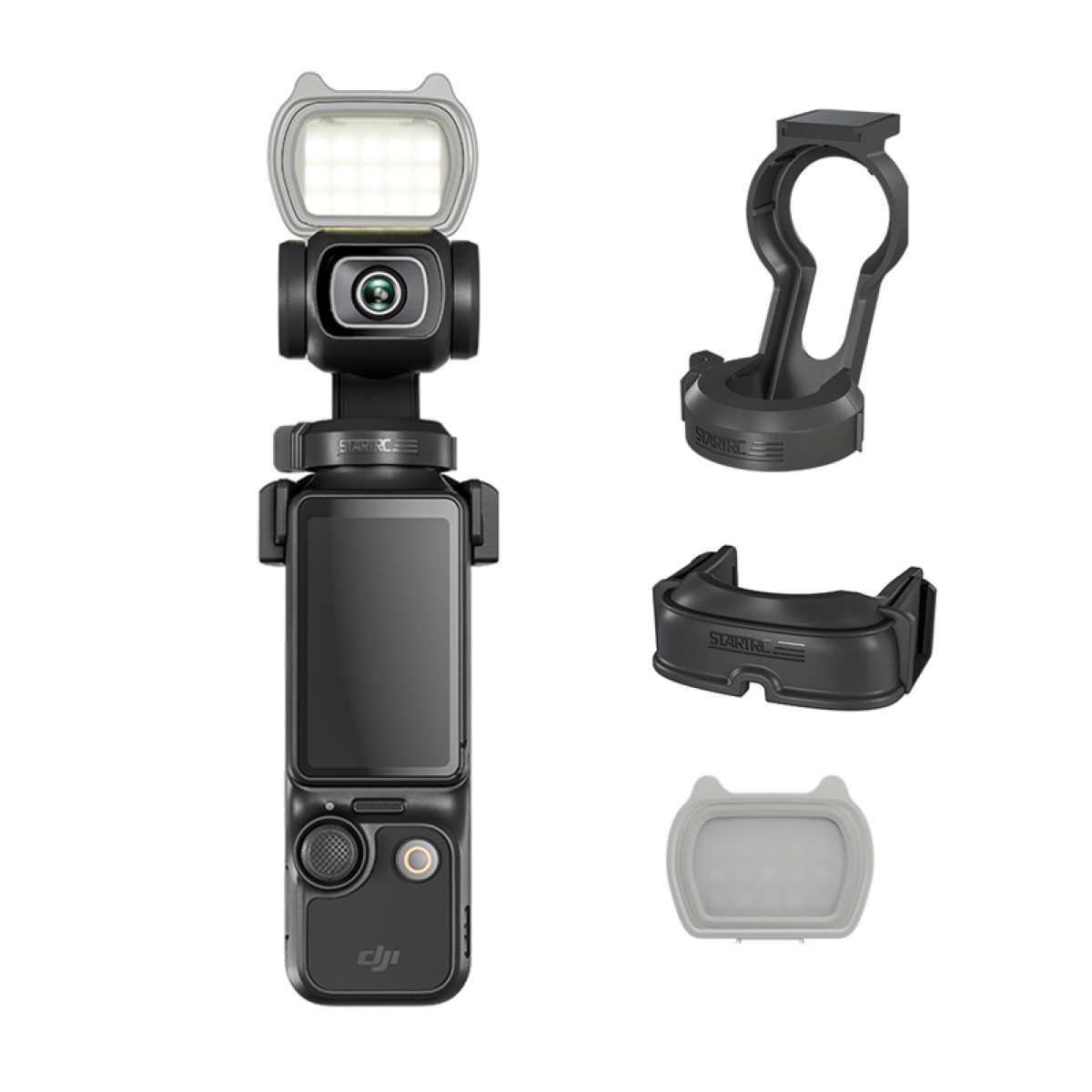 STARTRC Đèn LED chiếu sáng định vị ban đêm chuẩn an toàn FAA cho Flycam / Action Cam (STR-PK3-02827) | Hàng chính hãng