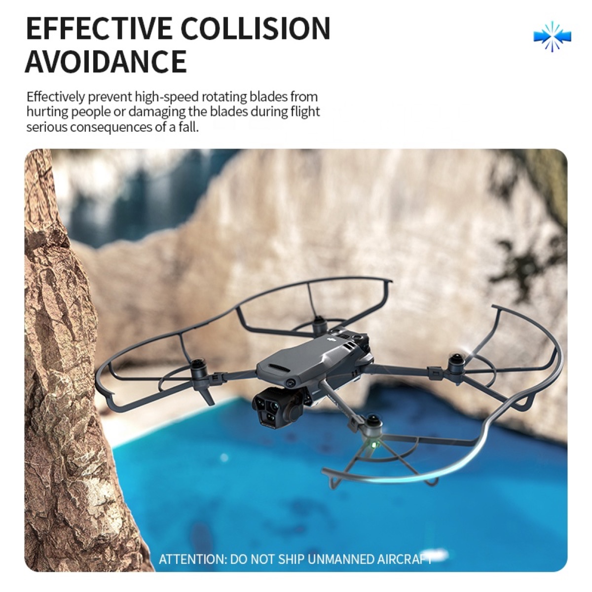 STARTRC Bộ vòng bảo vệ cánh quạt an toàn 360 độ tháo lắp nhanh cho DJI Mavic 3 Pro / Classic (STR-M3-59825) | Hàng chính hãng