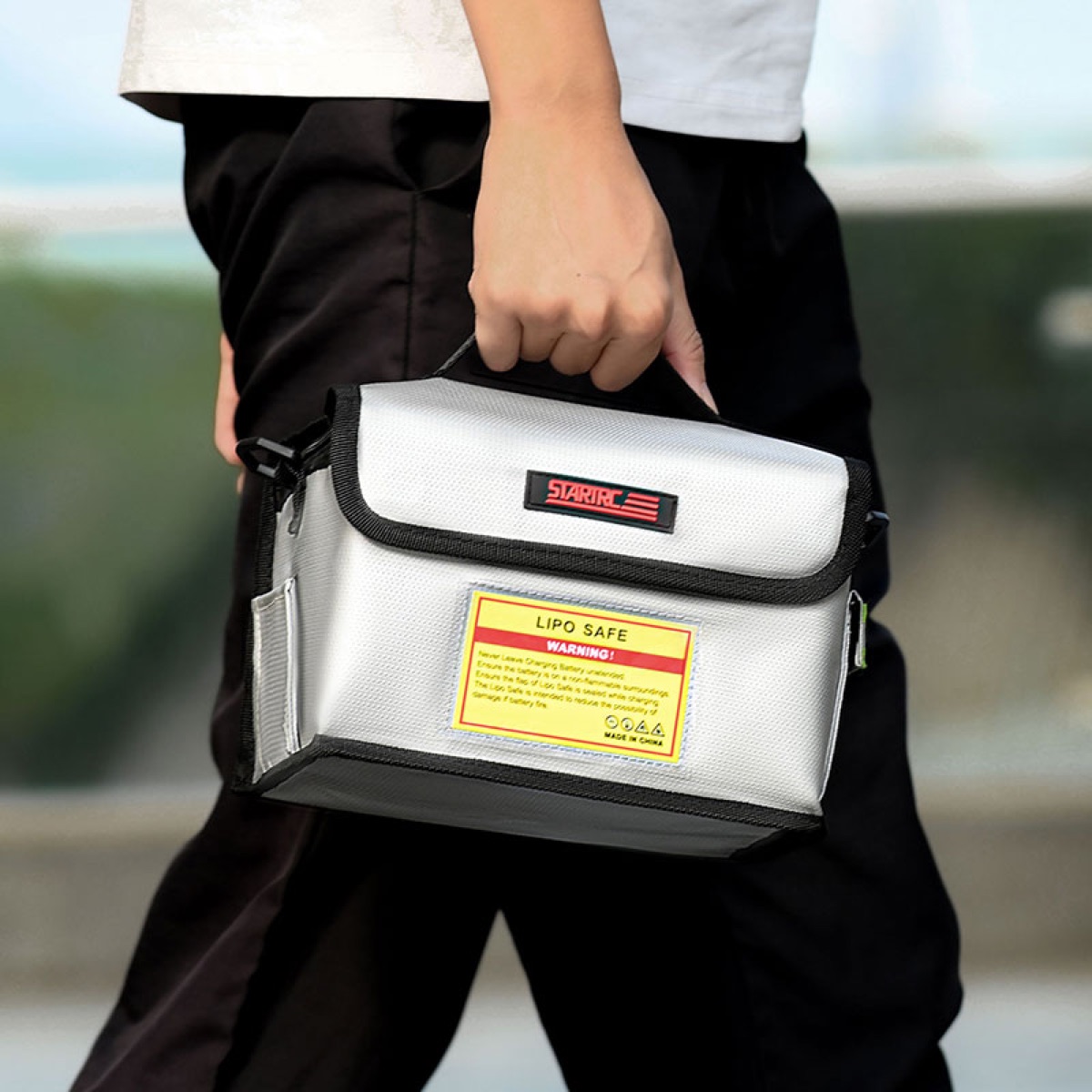 STARTRC Túi đựng pin chống cháy nổ Lipo Safe Bag dung lượng lớn cho Pin Flycam (STR-ACC-76764) | Hàng chính hãng
