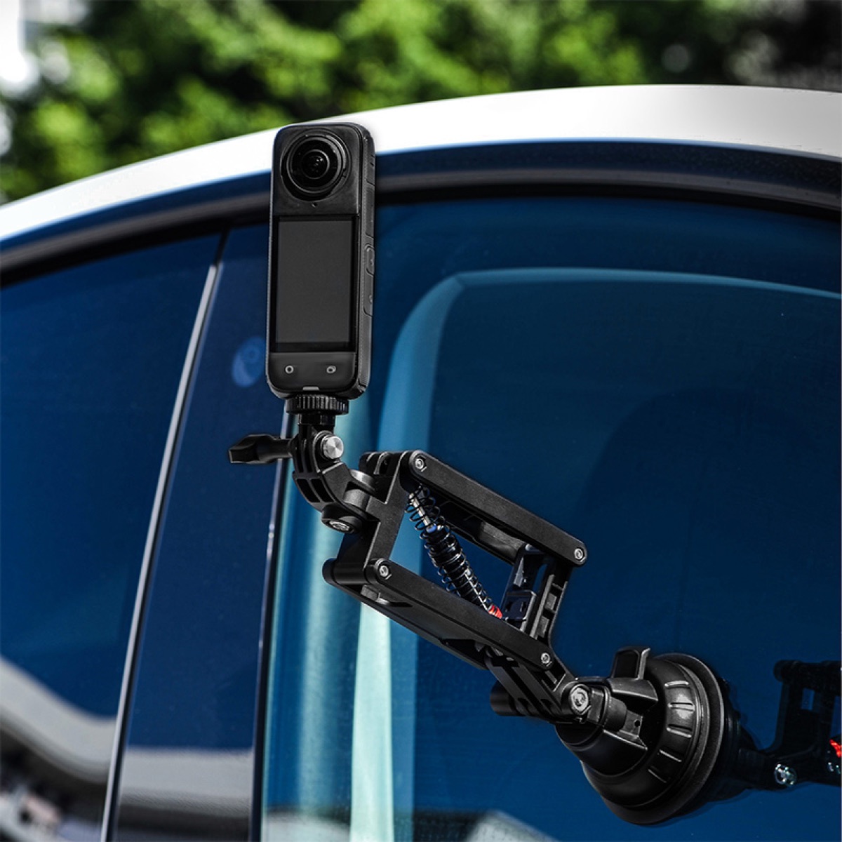 STARTRC Tay đòn giảm xóc gắn kính ô tô hít chân không cho Action Cam & DJI Osmo Pocket 3 (STR-ACT5-82052) | Hàng chính hãng
