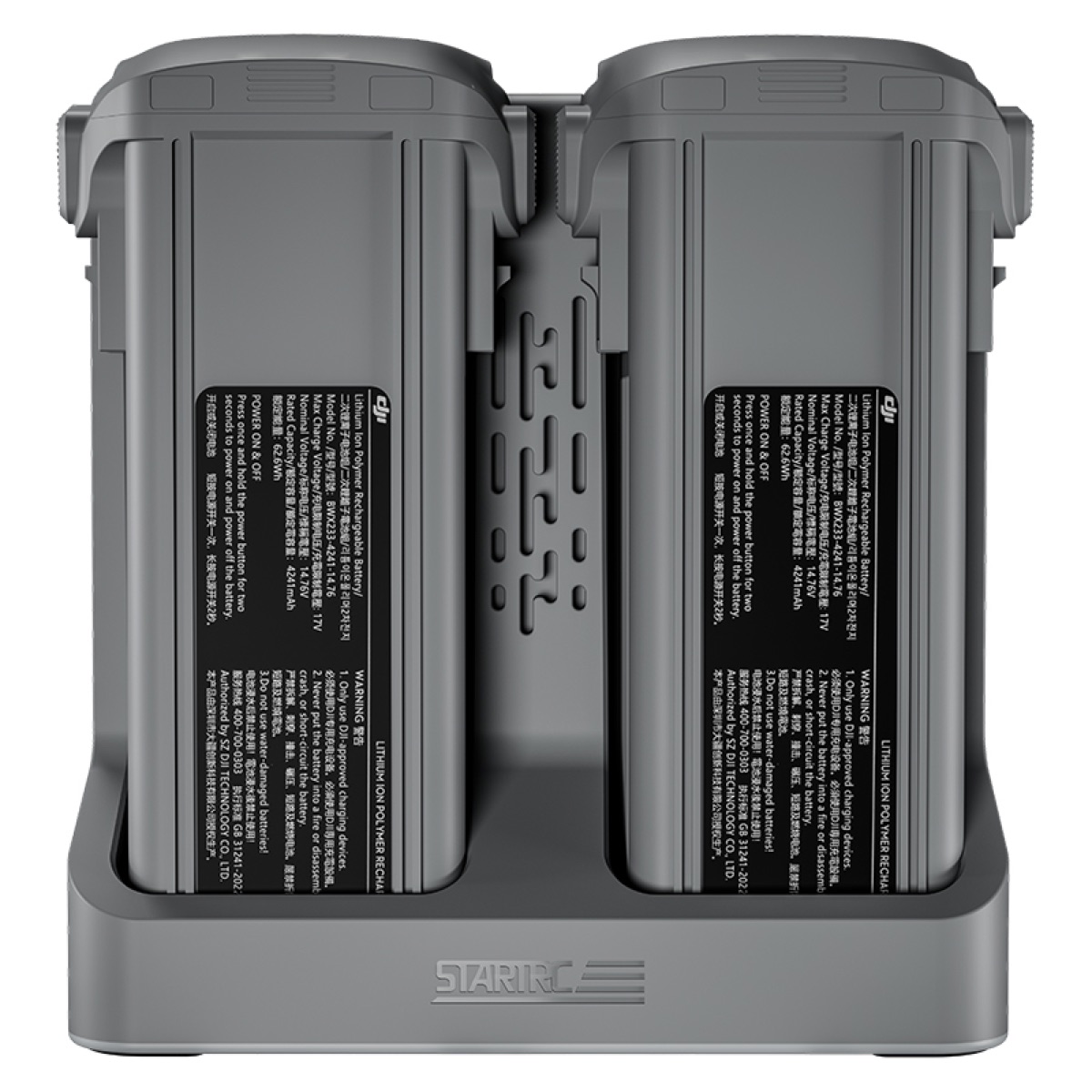 STARTRC Đốc sạc pin nhanh thông minh 2 chiều (Two-Way Charging Hub) cho DJI Air 3 / Air 3S (STR-A3S-64218) | Hàng chính hãng