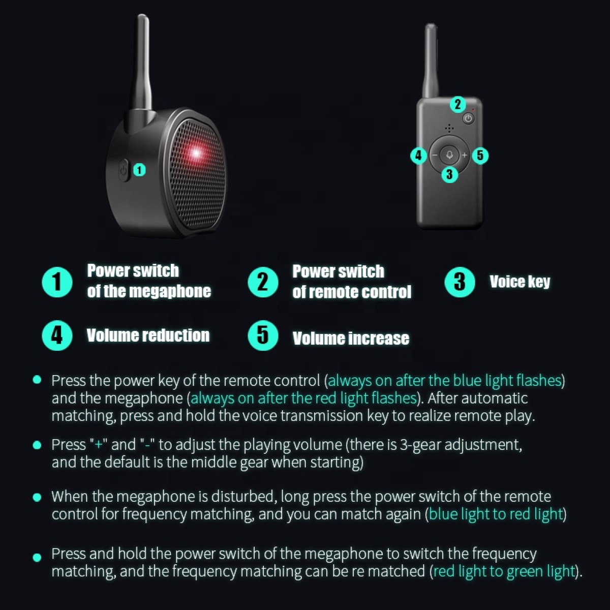 STARTRC Loa phóng thanh không dây cứu hộ & truyền thông tin (Megaphone 120dB) cho Flycam DJI (STR-M3P-80064) | Hàng chính hãng