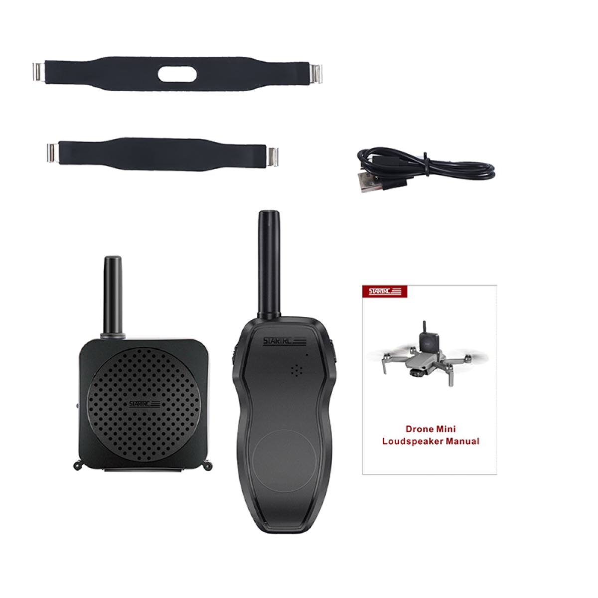 STARTRC Loa phóng thanh không dây cứu hộ & truyền thông tin (Megaphone 120dB) cho Flycam DJI (STR-ACC-02446) | Hàng chính hãng