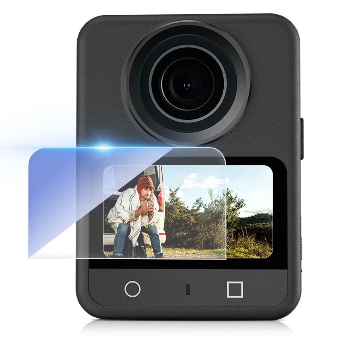 STARTRC Bộ kính cường lực độ nét cao 9H bảo vệ màn hình và thấu kính cho Camera 360 độ (STR-ACC-04554) | Hàng chính hãng