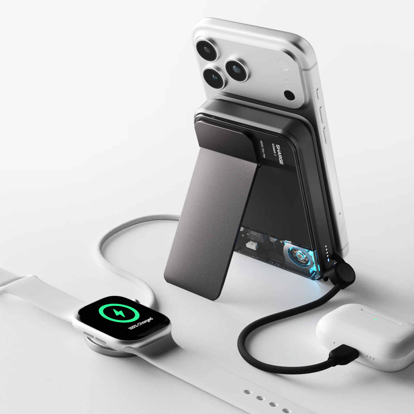 Sạc dự phòng SHARGE ICEMAG 3 | Đen | Chính hãng