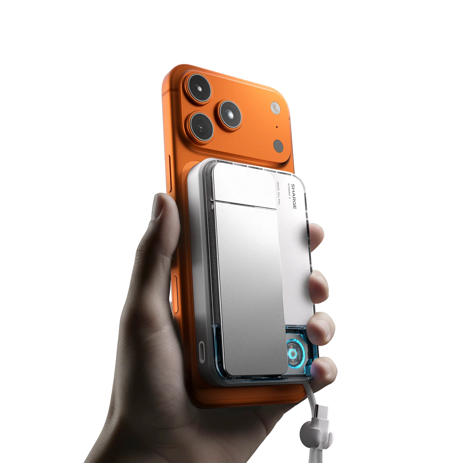 Sạc dự phòng SHARGE ICEMAG 3 | Trắng | Chính hãng