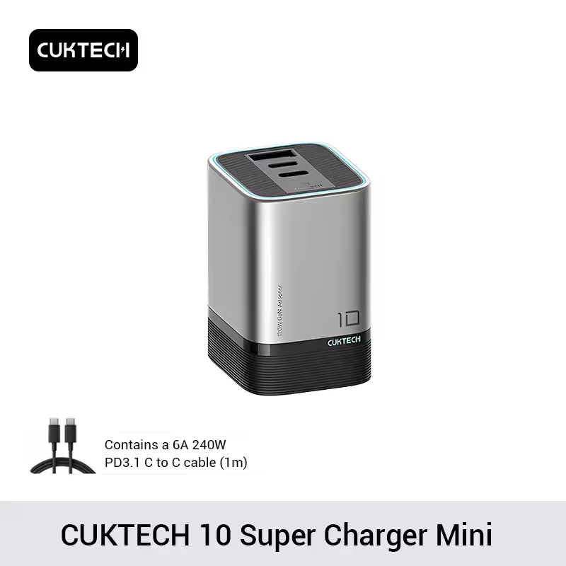 Sạc nhanh Cuktech AD1203P No.10 GaN Mini 120W | Chính hãng