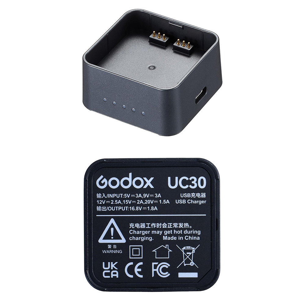 Sạc pin cho đèn Flash Godox AD200ProII - UC30 | Chính hãng
