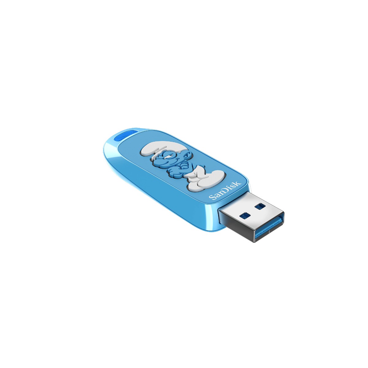 SanDisk USB 3.2 SDCZIS 64G,Type-A,130MB/s, Brainy Smurf Edition