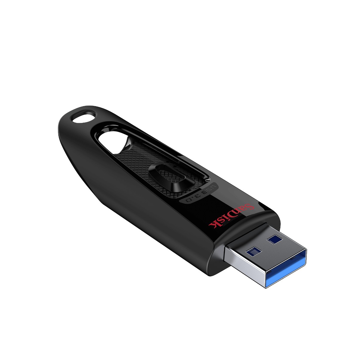 SanDisk Ultra USB 3.0 Flash Drive, CZ48 32GB, USB 3.0, Black, stylish sleek design
