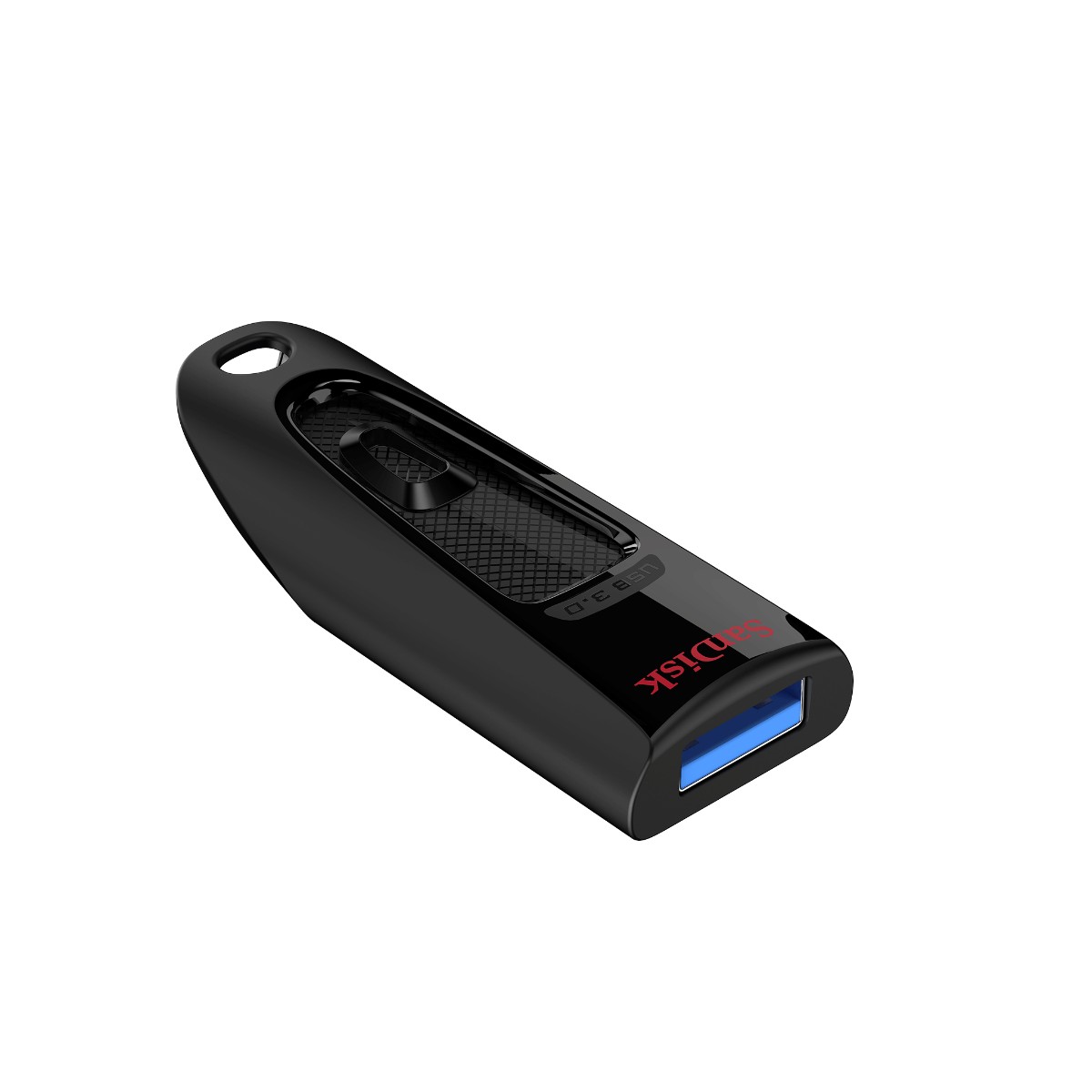 SanDisk Ultra USB 3.0 Flash Drive, CZ48 32GB, USB 3.0, Black, stylish sleek design