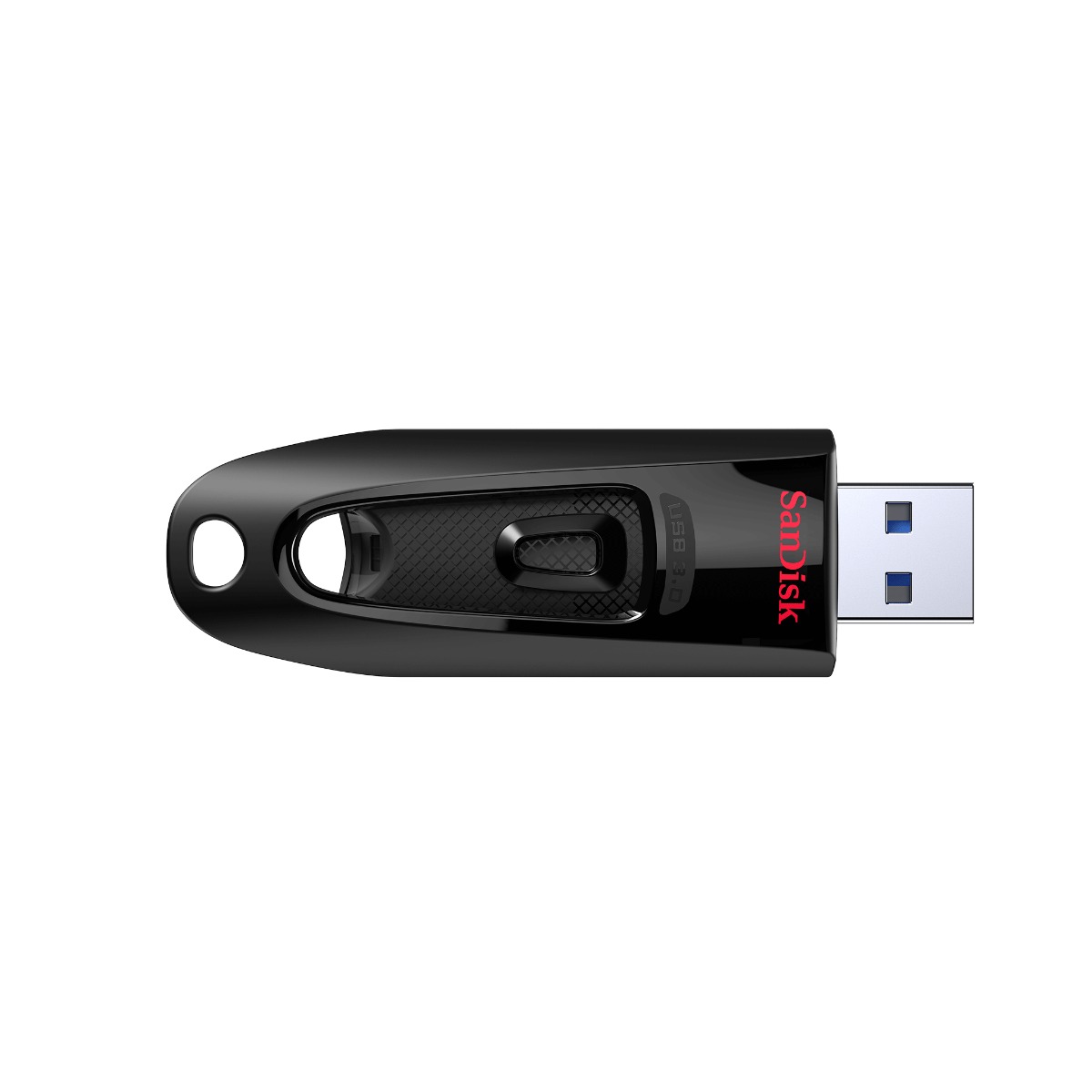 SanDisk Ultra USB 3.0 Flash Drive, CZ48 32GB, USB 3.0, Black, stylish sleek design