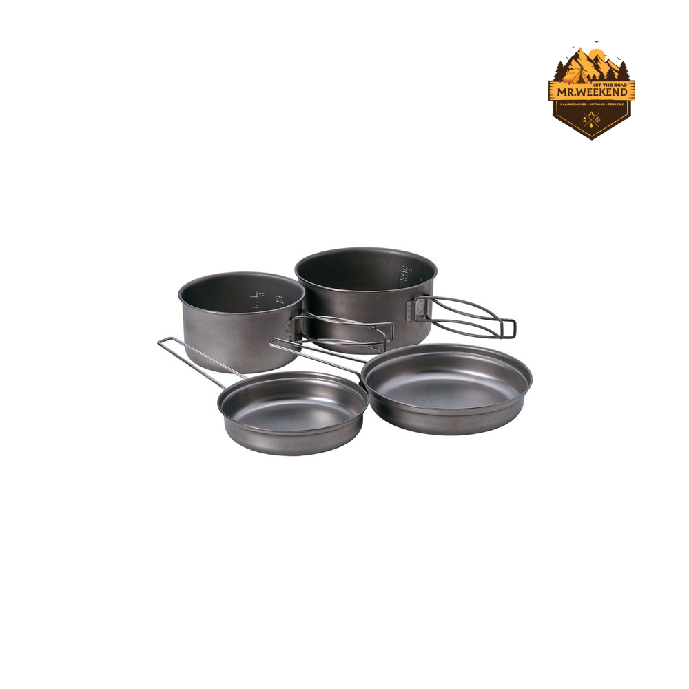 Set 2 nồi Snow peak Titanium Personal Cooker Set , SCS-020T | Chính hãng
