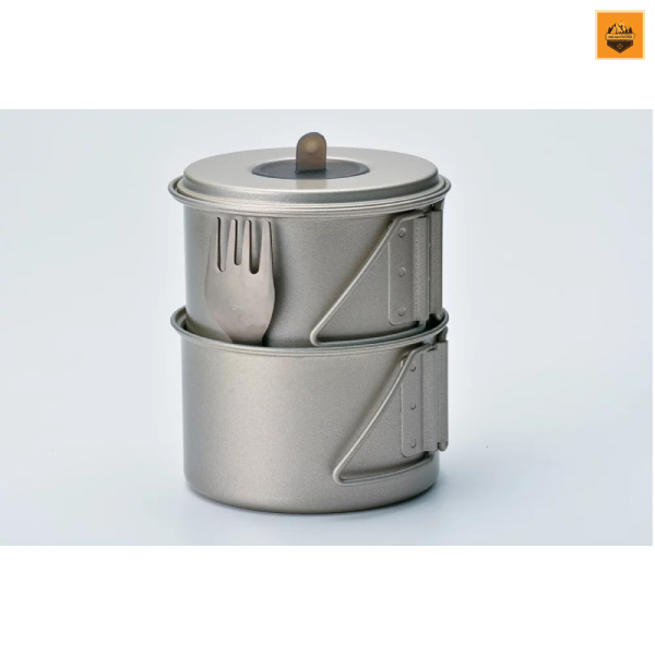 Set Nồi Snow peak Titanium Mini Solo Combo, SCS-004TR | Chính hãng