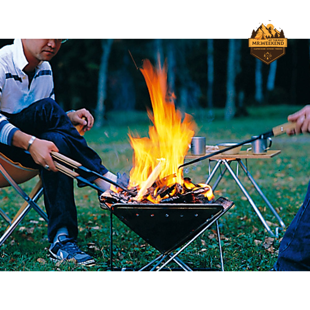Set dụng cụ đồ nướng Snow Peak Bonfire Tool Set PRO , N-024 | Chính hãng