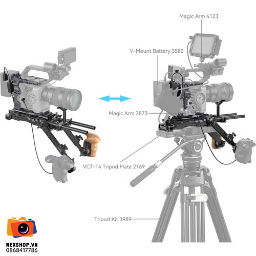 Shoulder Rig Kit for Sony FX6 | Full VAT - chi tiết 5
