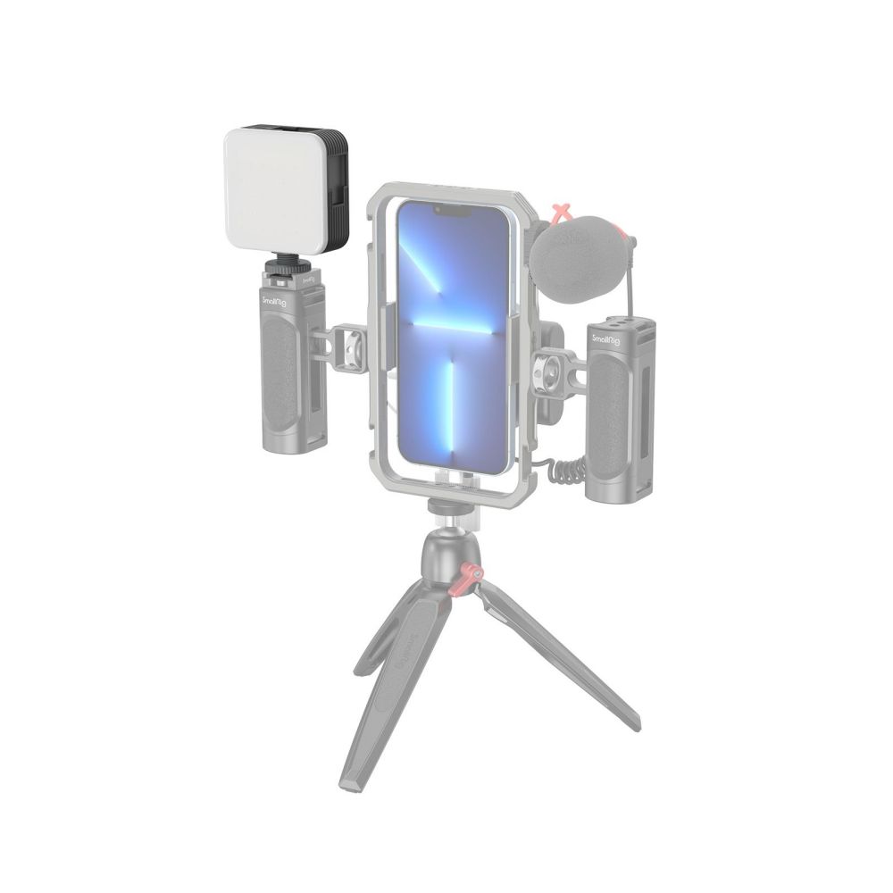 SmallRig 4055 - Đèn Vibe P108 Công Suất 5W Đổi Màu RGB | Chính hã - cấu hình hộp sạc