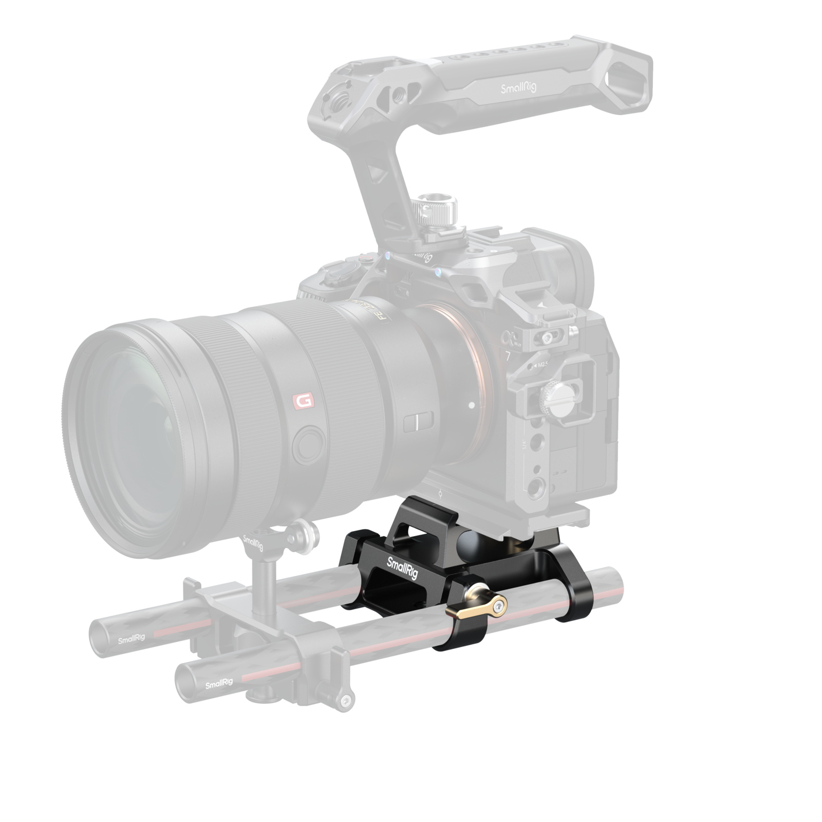 SmallRig Arca-Type Mount Plate Kit with 15mm Dual Rod Clamp | Chính hãng