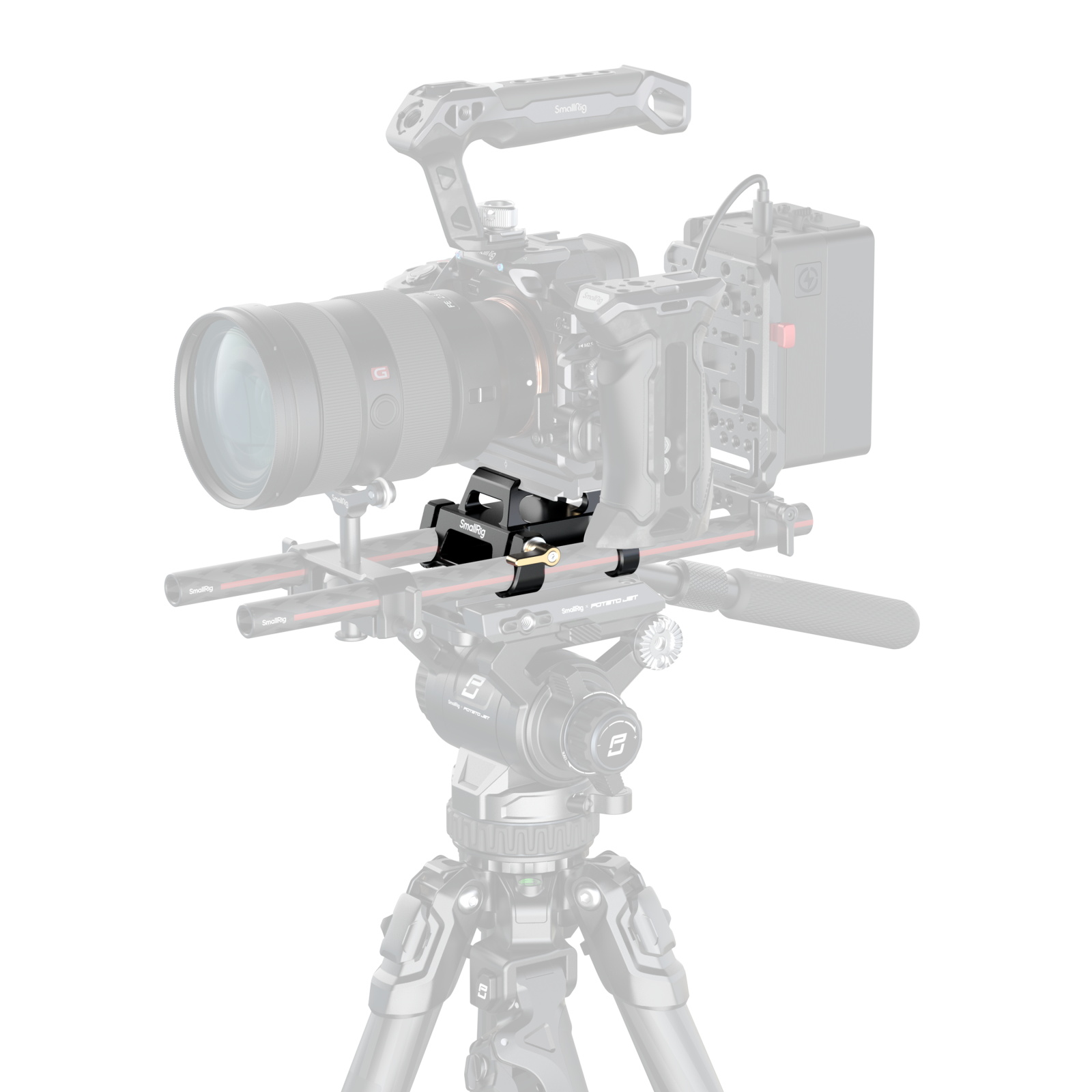 SmallRig Arca-Type Mount Plate Kit with 15mm Dual Rod Clamp | Chính hãng