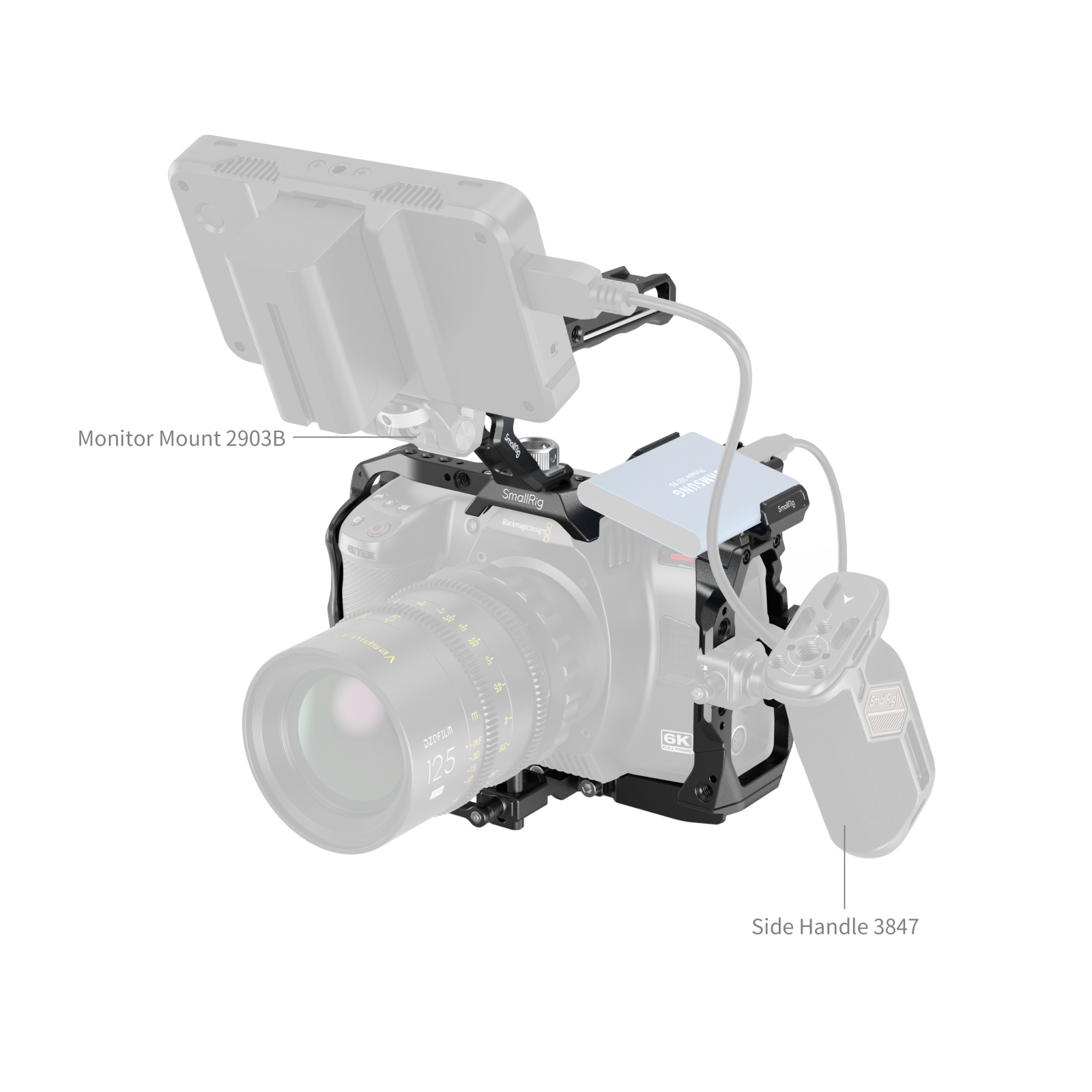 SmallRig Basic Cage Kit for Blackmagic Design Cinema 6K | Chính hãng