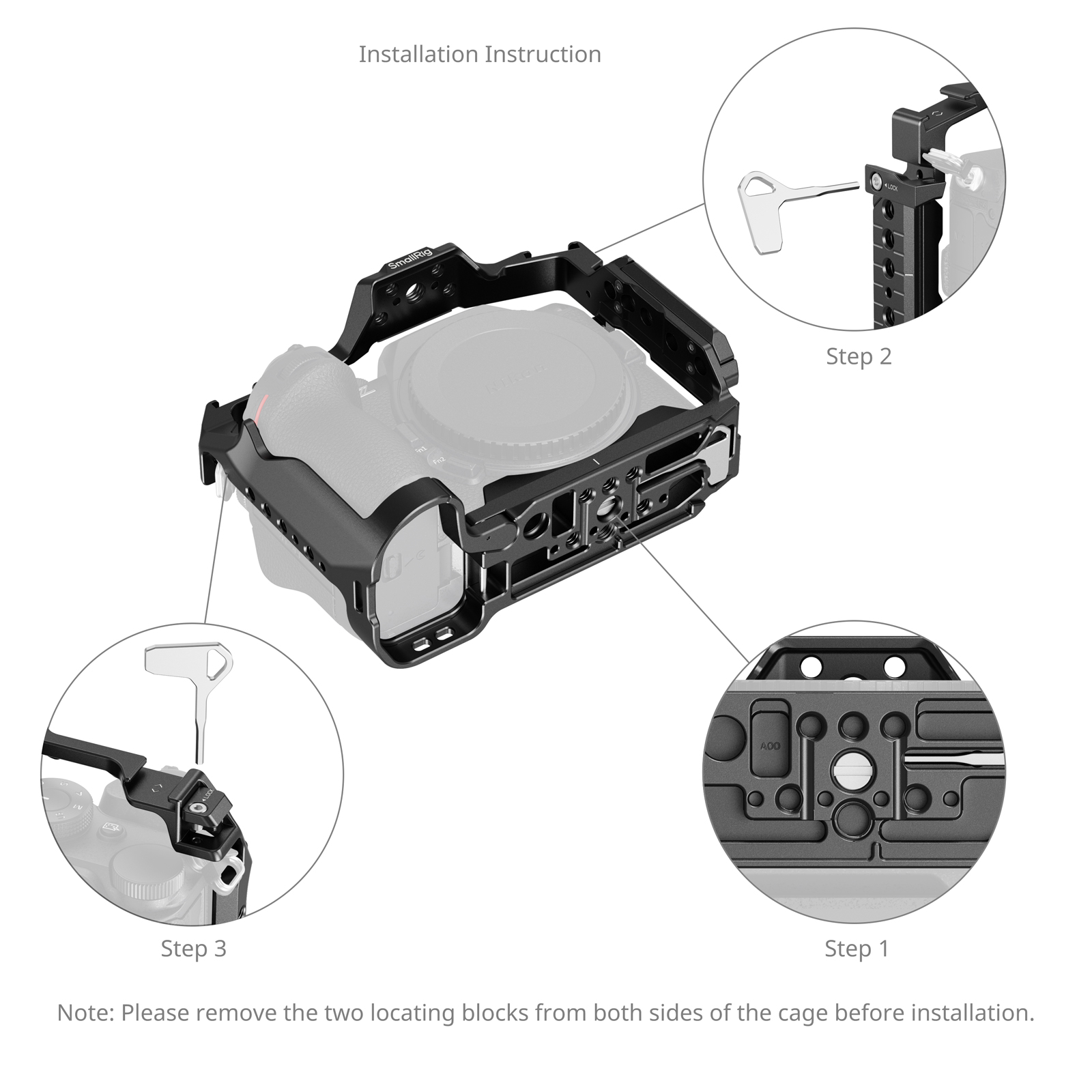 SmallRig Cage for Nikon Z5 / Z5II / Z6 / Z6II / Z7 / Z7II | Chính hãng