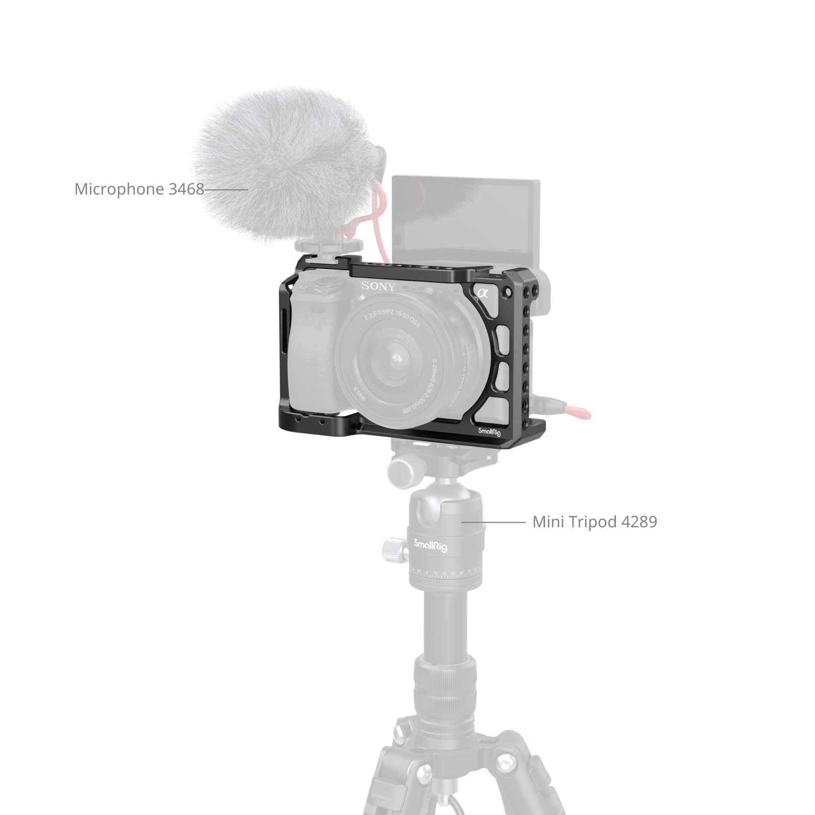SmallRig Cage for Sony A6100 / A6300 / A6400 / A6500 | Chính hãng
