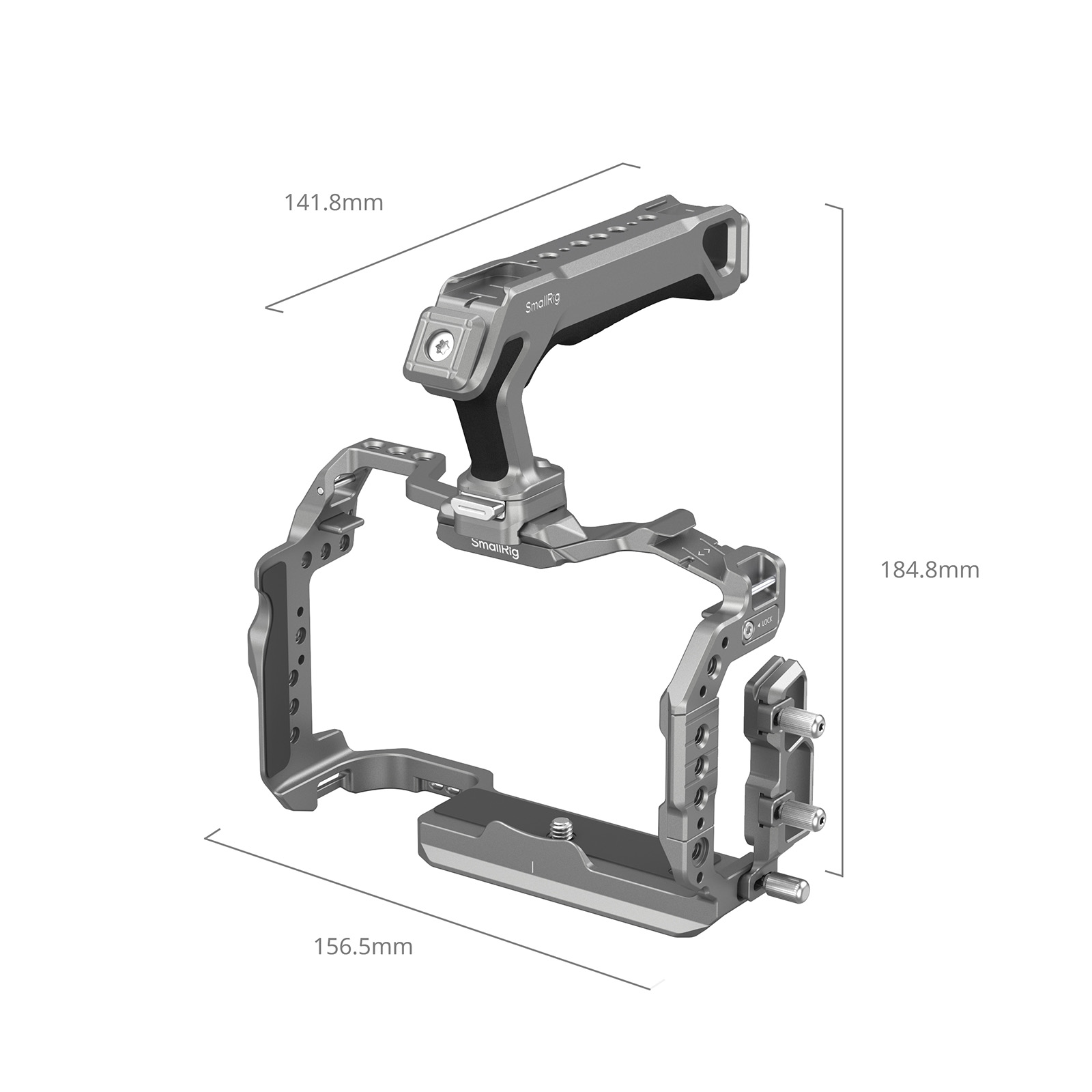 SmallRig HawkLock Quick Release Cage Kit for Canon EOS | Chính hãng - mặt sau và phụ kiện đi kèm