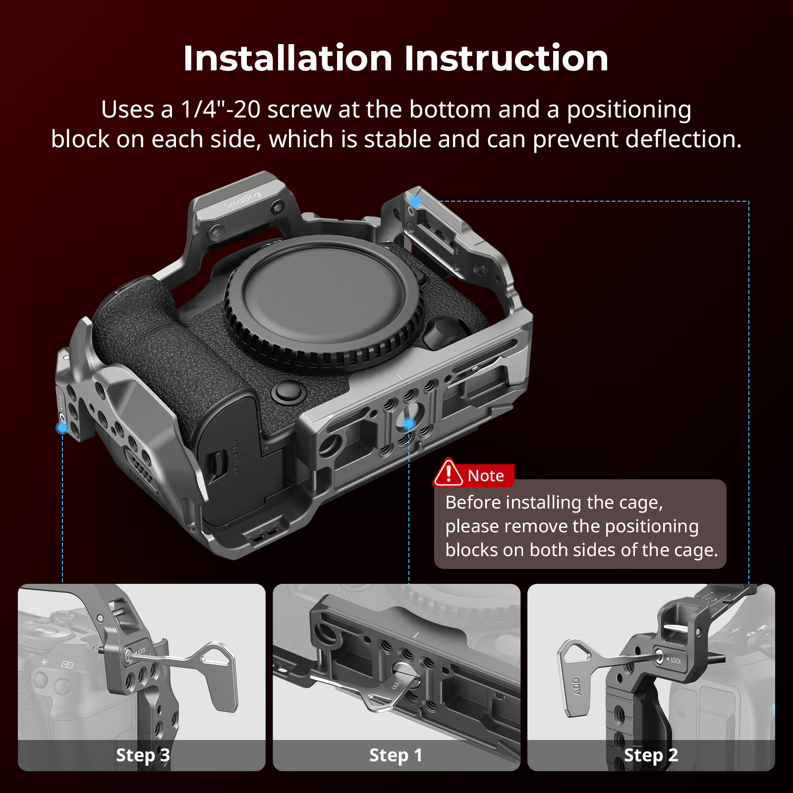 SmallRig HawkLock Quick Release Cage Kit for Canon EOS | Chính hãng - cấu hình hộp sạc