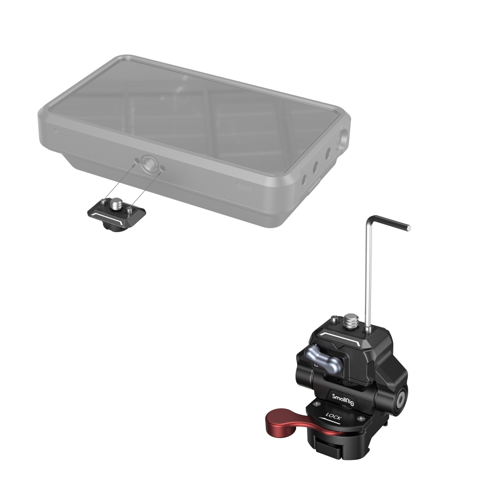 SmallRig HawkLock Quick Release Cage Kit with V-Mount | Chính hãng hãn - cấu hình hộp sạc
