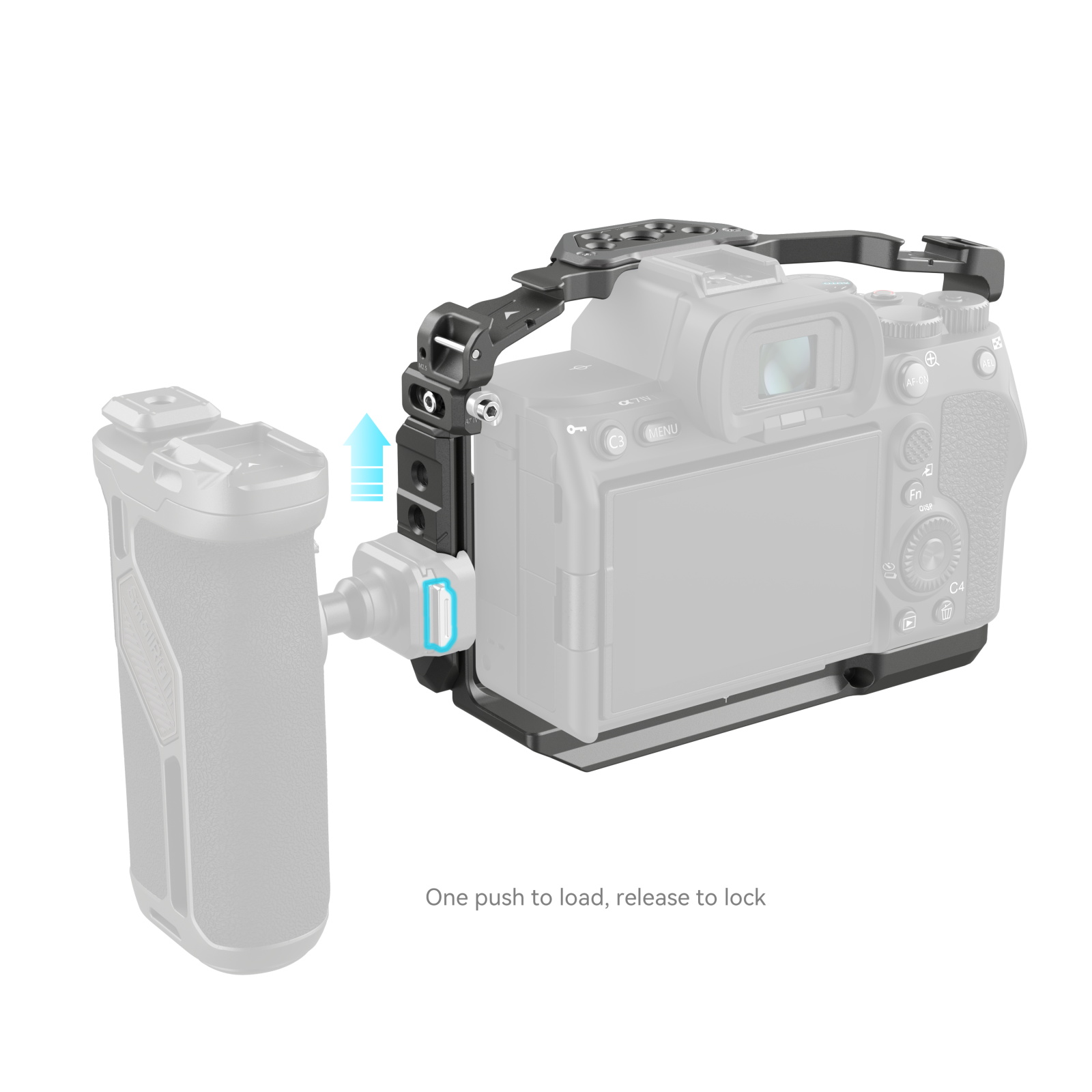 SmallRig HawkLock Quick Release Cage for Sony Alpha 7R | Chính hã - cấu hình hộp sạc