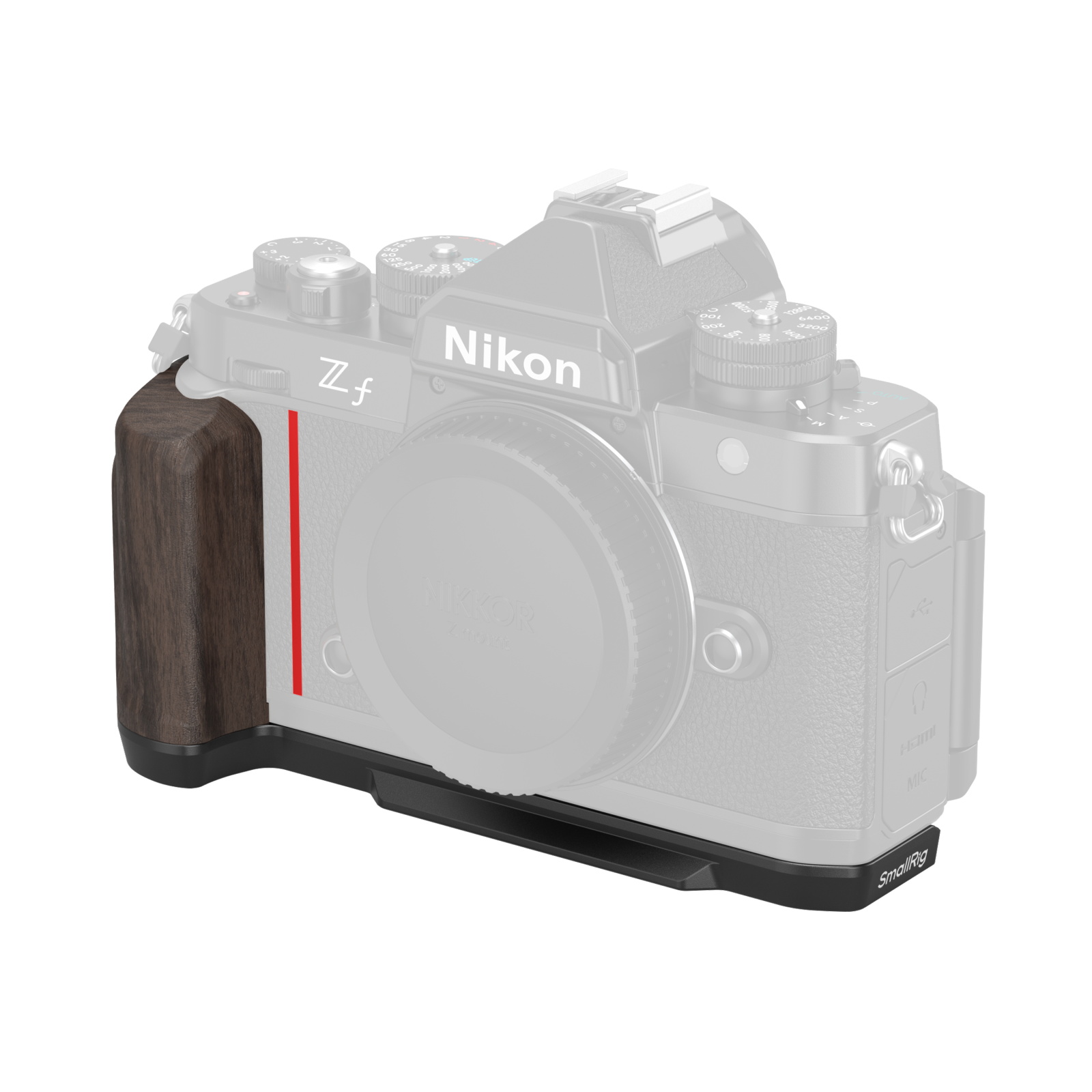 SmallRig L-Shaped Mount Plate with Wooden Handle for Ni | Chính hãng - chi tiết sản phẩm